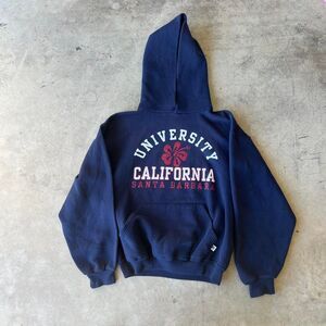 UCSB university of california y2k hoodie navy Mens size M Medium